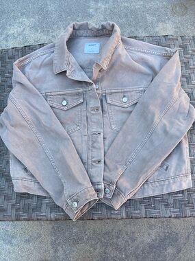 Old Navy Gray Jean Jacket